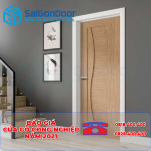 Báo giá cửa gỗ công nghiệp năm 2021