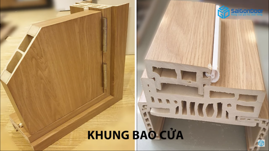 Bản vẽ cửa nhựa composite | Cấu tạo cửa nhựa composite