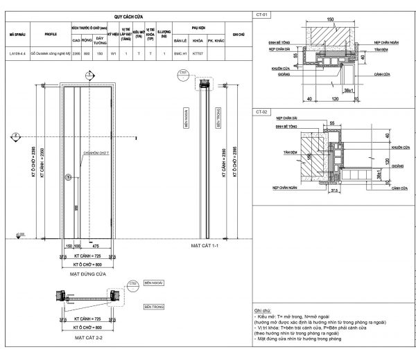 Bản vẽ cửa nhựa composite vân gỗ Bản vẽ cửa nhựa vân gỗ