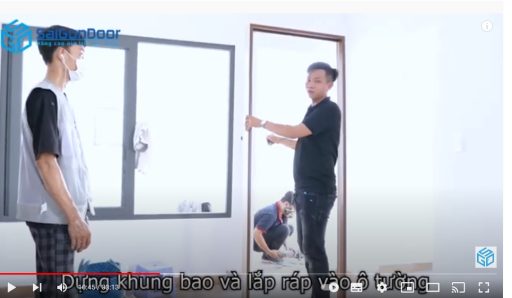 Cách lắp đặt cửa nhựa composite