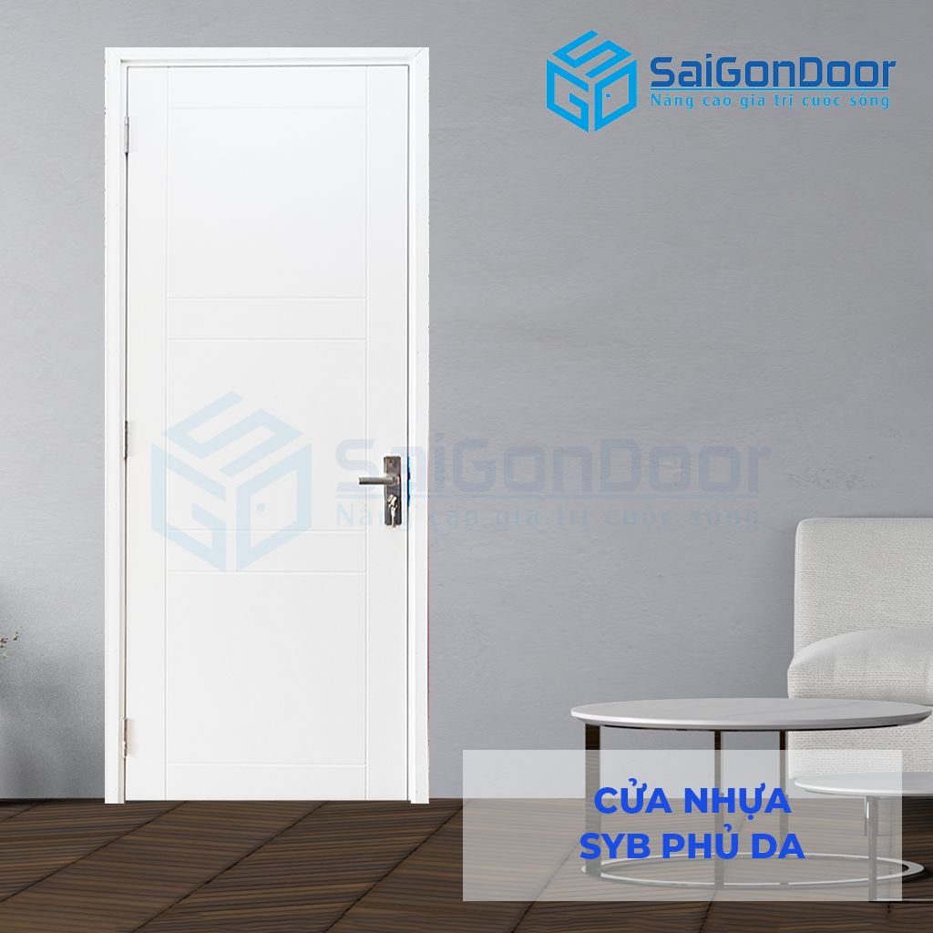 Mẫu cửa nhựa composite màu trắng P1R8CNC mẫu cửa nhựa composite màu trắng đẹp