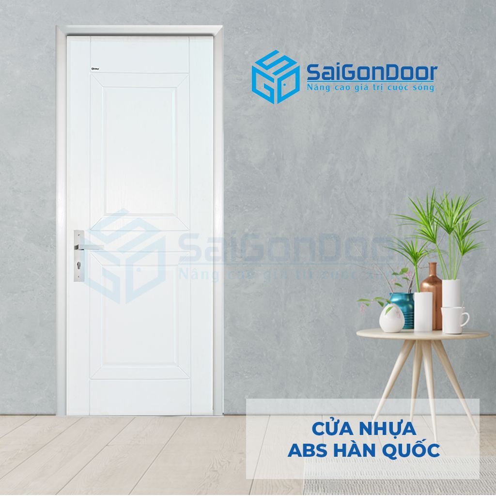 Cửa nhựa gỗ giá rẻ màu trắng tinh tế Báo giá cửa nhựa giá rẻ