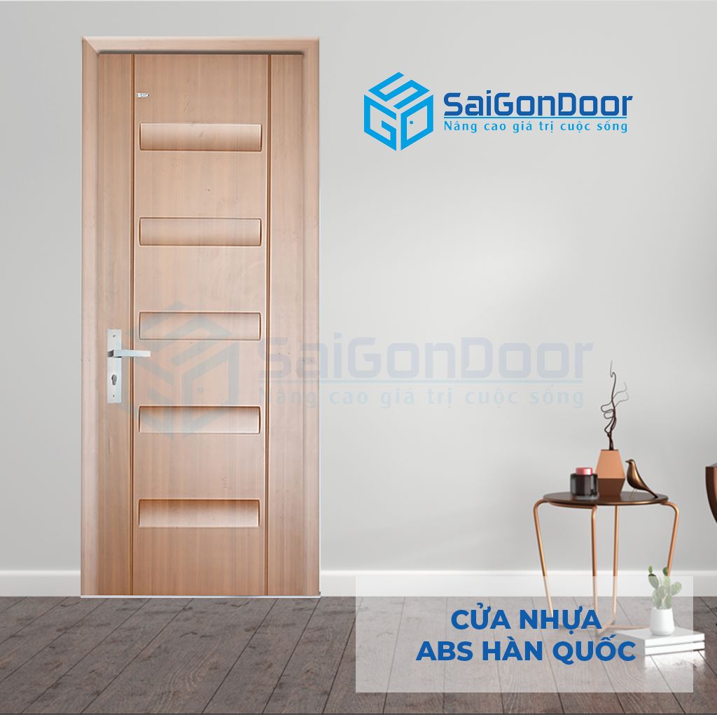 Cửa nhựa màu nâu đỏ vân gỗ sồi Báo giá cửa nhựa giá rẻ