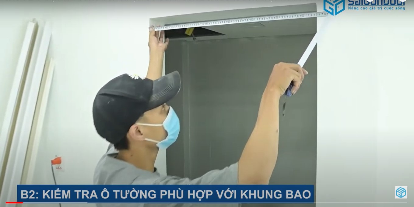 Đo kích thước ô chờ phù hợp với khung bao Báo giá cửa phòng tắm