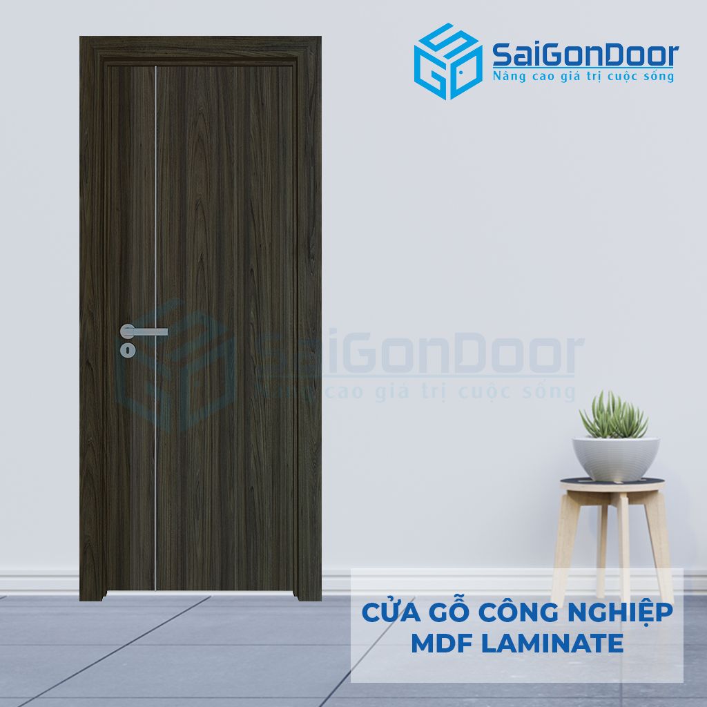 Mẫu cửa gỗ công nghiệp HDF laminate P1R11 Các mẫu cửa gỗ phòng tắm