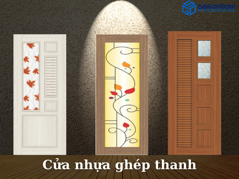 Cửa nhựa gỗ ghép thanh có giá trị thẩm mỹ cao Cửa nhựa gỗ ghép thanh có giá trị thẩm mỹ cao