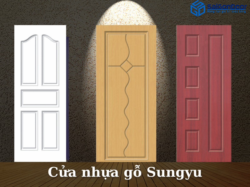 Mẫu cửa nhựa gỗ Sungyu cao cấp Mẫu cửa nhựa gỗ Sungyu cao cấp