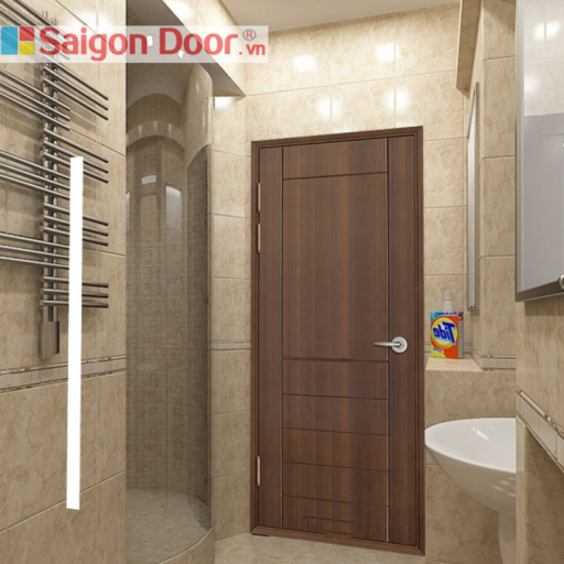 cửa phòng tắm bằng gỗ