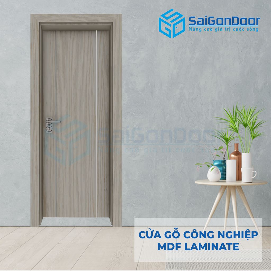 Mẫu cửa phòng tắm gỗ công nghiệp laminate P1R2as cửa phòng tắm cao cấp