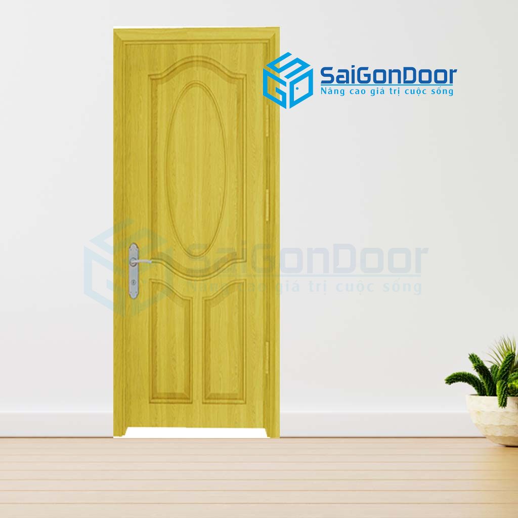 Cửa phòng ngủ chống ồn làm bằng nhựa cửa chống ồn phòng ngủ