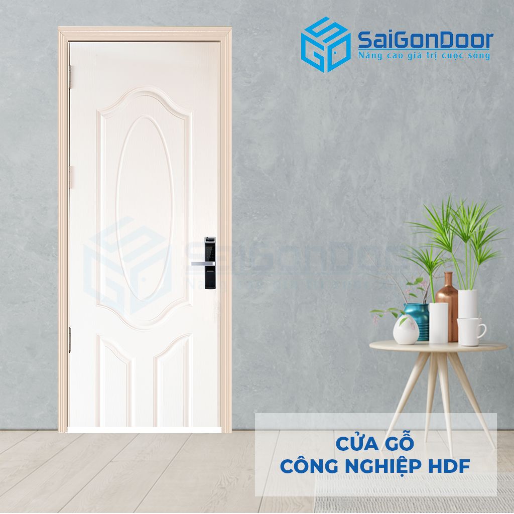 Cửa gỗ phòng ngủ HDF 3A-C1 cửa phòng ngủ hdf