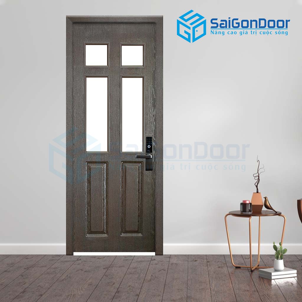 Cửa phòng ngủ bằng nhựa đẹp - mẫu 5 cửa phòng ngủ có nên đối diện cửa nhà vệ sinh