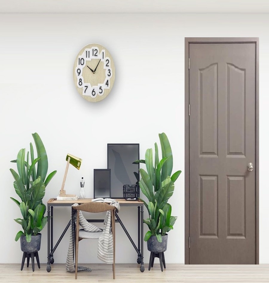 Mẫu cửa phòng ngủ gỗ HDF pano đặc cửa phòng ngủ hdf
