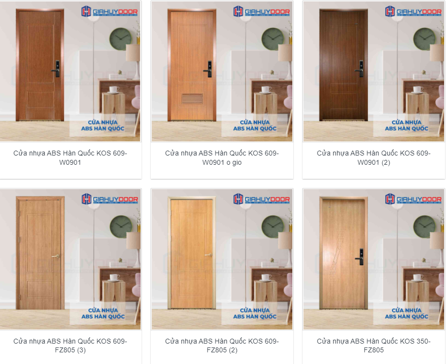 Công ty cửa nhựa abs hàn quốc Gia Huy Door Công ty cửa nhựa abs hàn quốc Gia Huy Door