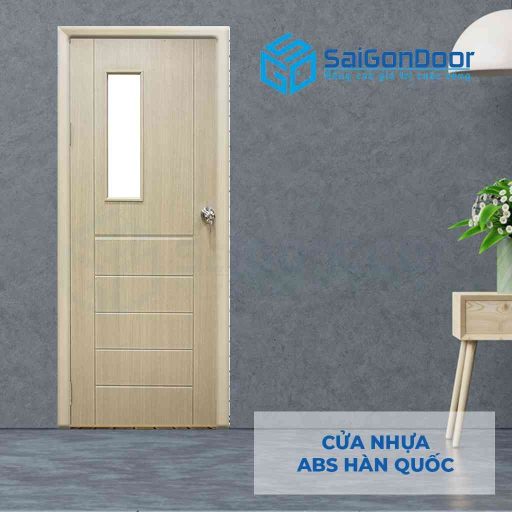 Cửa nhựa Hàn Quốc ABS-KOS-201-MQ808-CNHQ-SGD