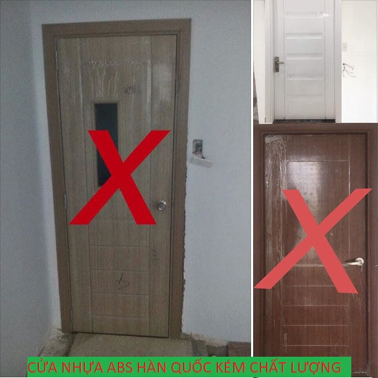 Cửa nhựa ABS Hàn Quốc kém chất lượng Cửa nhựa ABS Hàn Quốc kém chất lượng