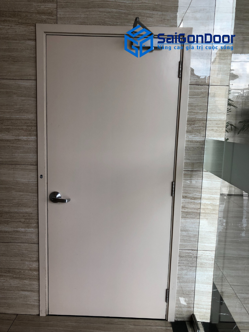 Mẫu cửa thép chống cháy thực tế 2 Mẫu cửa thép chống cháy thực tế 2