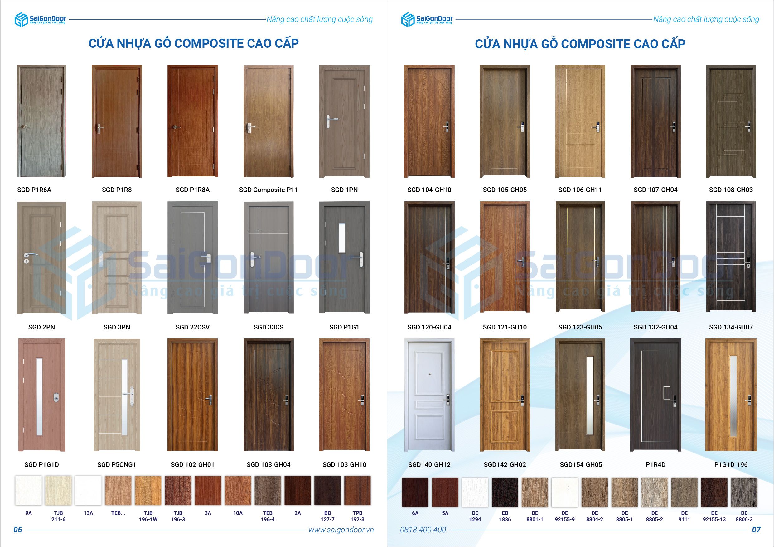 Catalogue cửa nhựa gỗ composite 2 Catalogue cửa nhựa gỗ composite 2