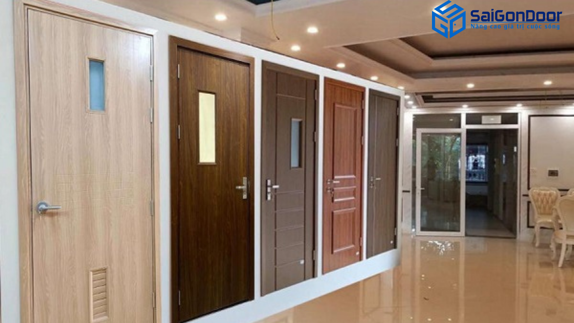 Mẫu cửa nhựa gỗ composite SaiGonDoor Mẫu cửa nhựa gỗ composite SaiGonDoor