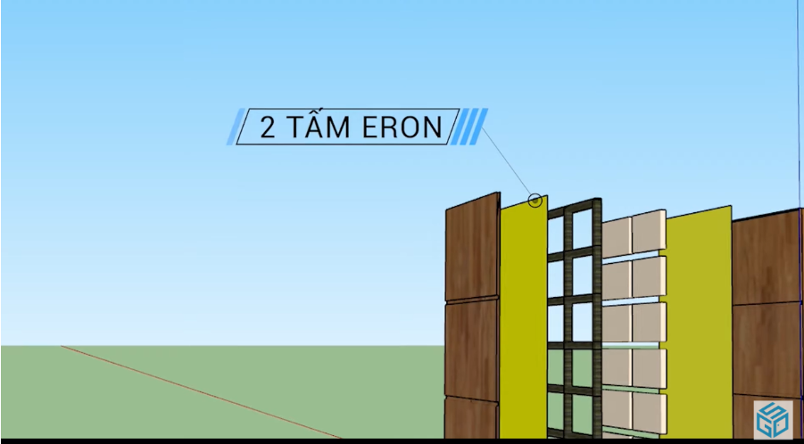 2 tấm eron có độ dày từ 5 đến 12mm 2 tấm eron có độ dày từ 5 đến 12mm