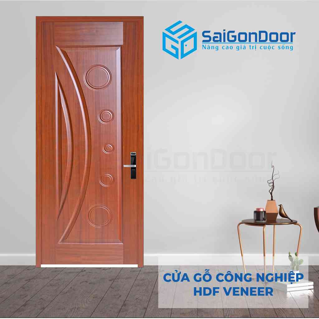 Cửa gỗ HDF Veneer 1K