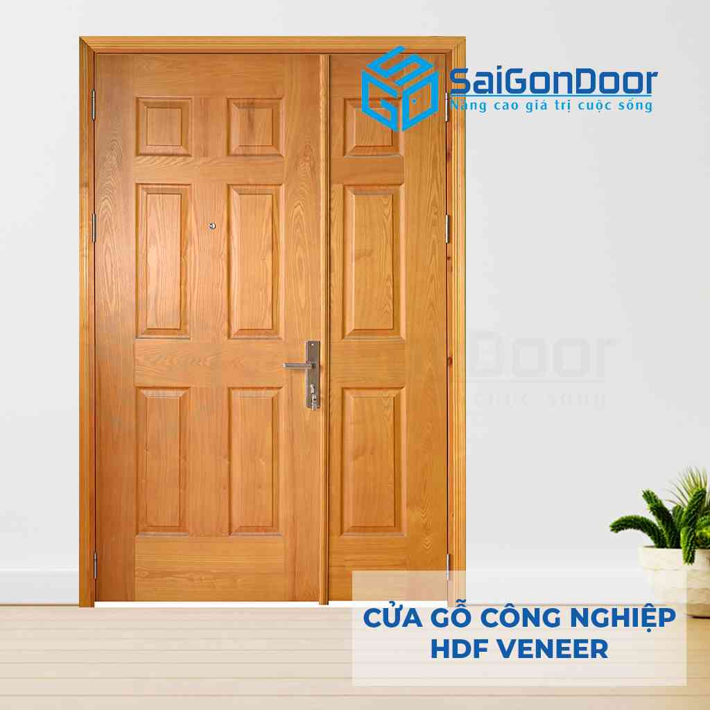 Cửa gỗ HDF Veneer 9A sồi mẫu mẹ bồng con Cửa gỗ HDF Veneer 9A sồi mẫu mẹ bồng con