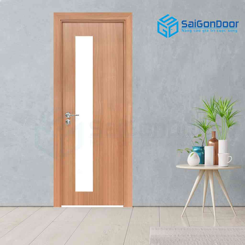 Cửa gỗ công nghiệp phủ nhựa PVC cho nhà ở Cửa gỗ công nghiệp phủ nhựa PVC cho nhà ở