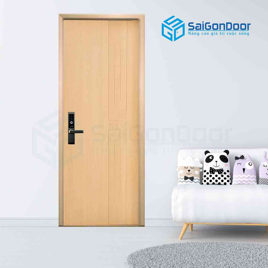 Cửa ABS KOS 303A-MQ808 vân gỗ cho phòng ngủ Cửa ABS KOS 303A-MQ808 vân gỗ cho phòng ngủ