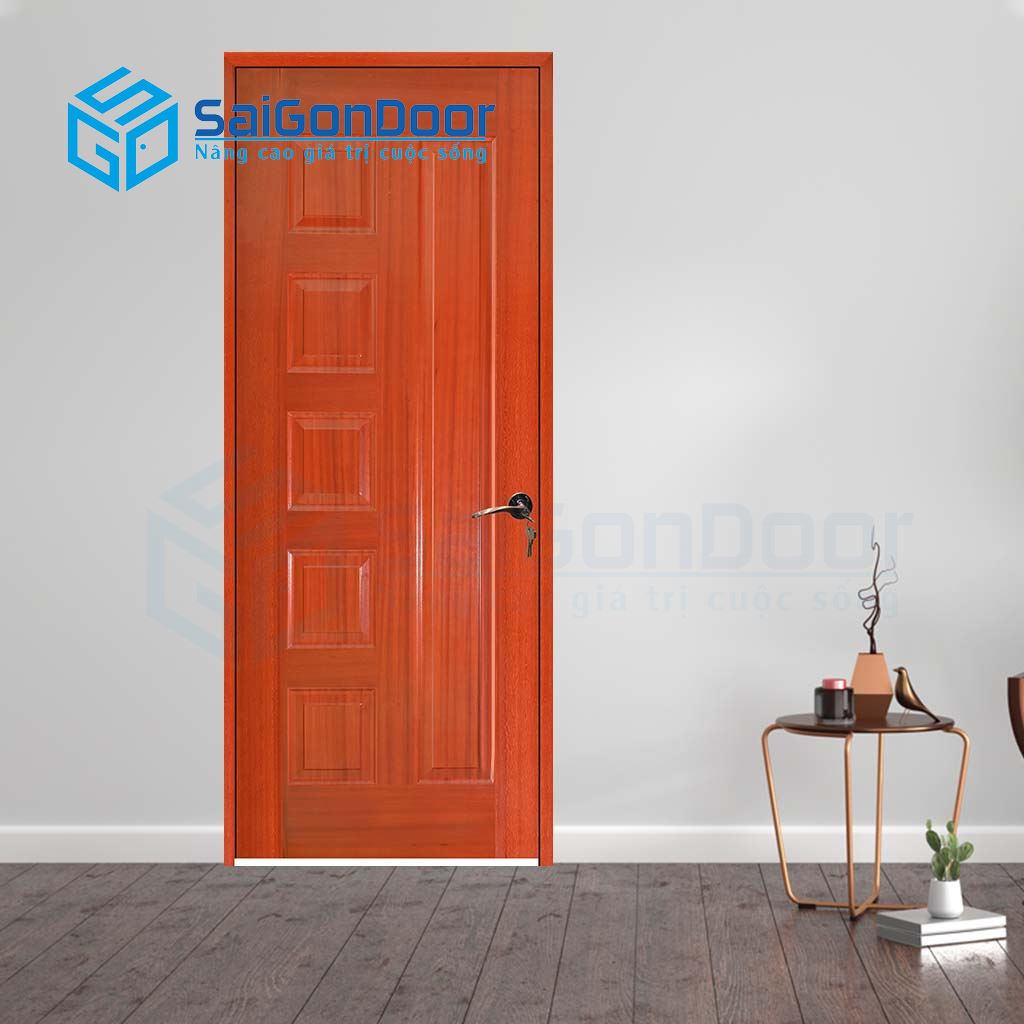Cửa gỗ HDF Veneer cao cấp cho phòng tắm Cửa gỗ HDF Veneer cao cấp cho phòng tắm