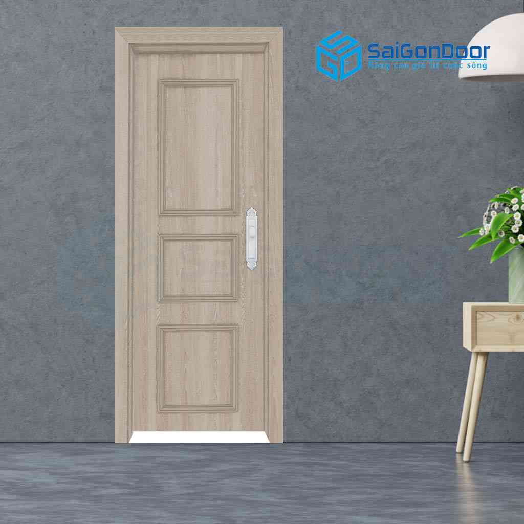 Mẫu cửa nhựa giả gỗ cao cấp composite SGD 3PN Mẫu cửa nhựa giả gỗ cao cấp composite SGD 3PN