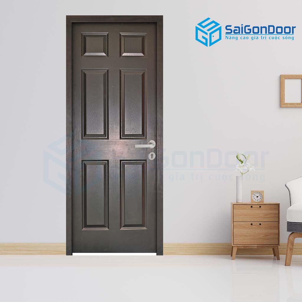 Cửa gỗ sang trọng HDF 6A-C14 Cửa gỗ sang trọng HDF 6A-C14