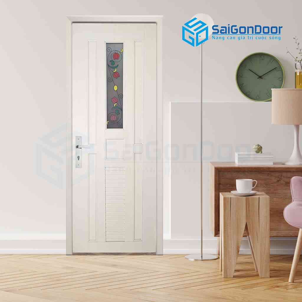 Cửa nhựa Đài Loan giá rẻ cho phòng tắm YW-55 Cửa nhựa Đài Loan giá rẻ cho phòng tắm YW-55
