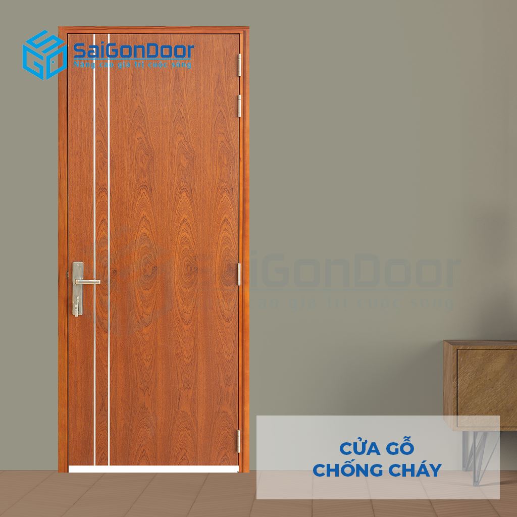 Cửa thoát hiểm MDF Veneer P1R2 Căm xe Cửa thoát hiểm MDF Veneer P1R2 Căm xe