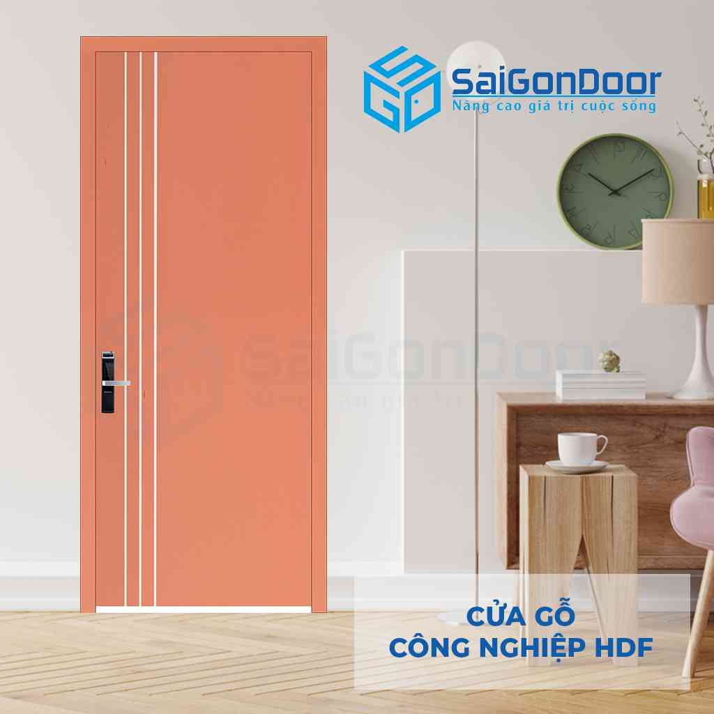 Mẫu cửa đơn giản HDF P1R3-C10 Mẫu cửa đơn giản HDF P1R3-C10