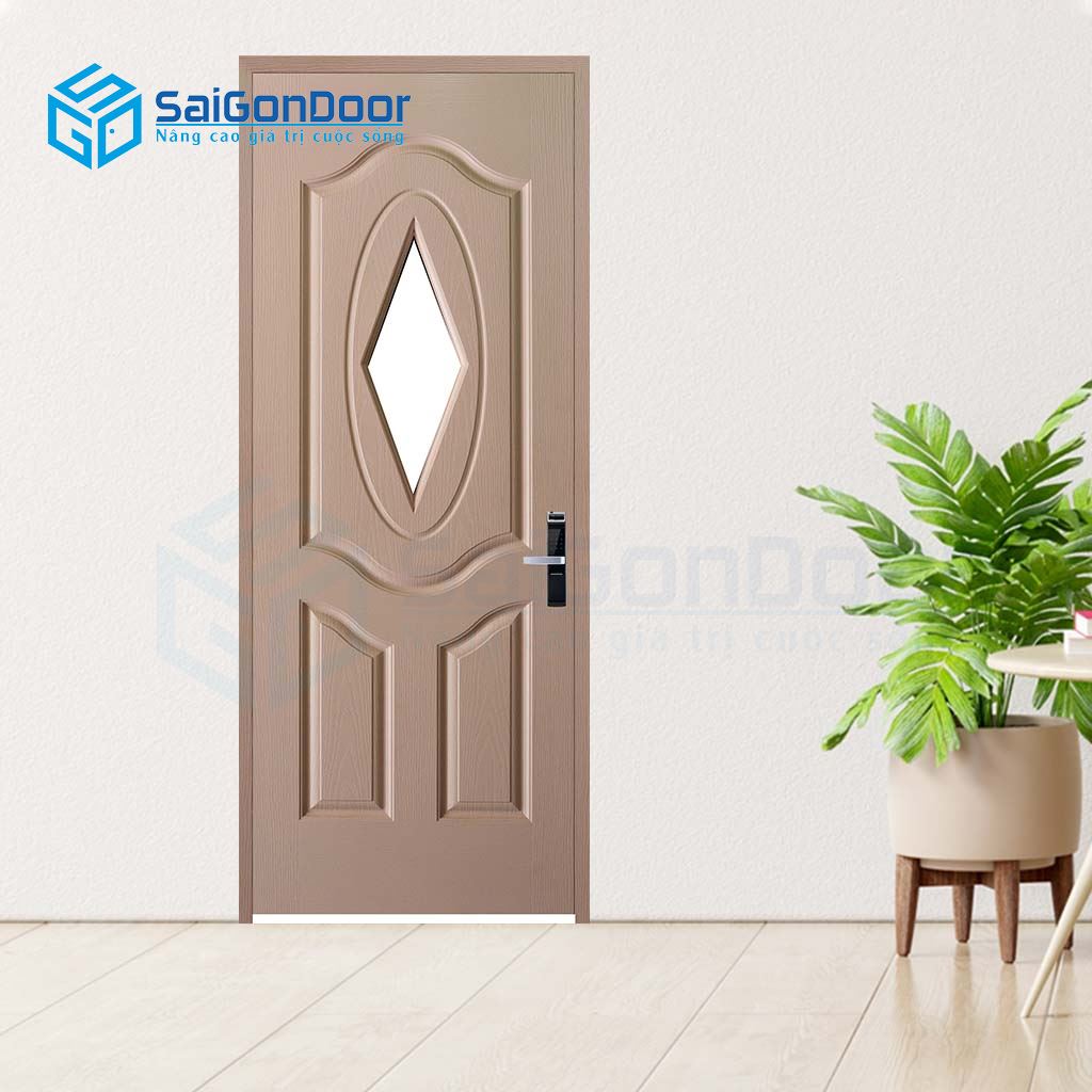 Mẫu cửa gỗ HDF 3GL-C4 thông phòng Mẫu cửa gỗ HDF 3GL-C4 thông phòng