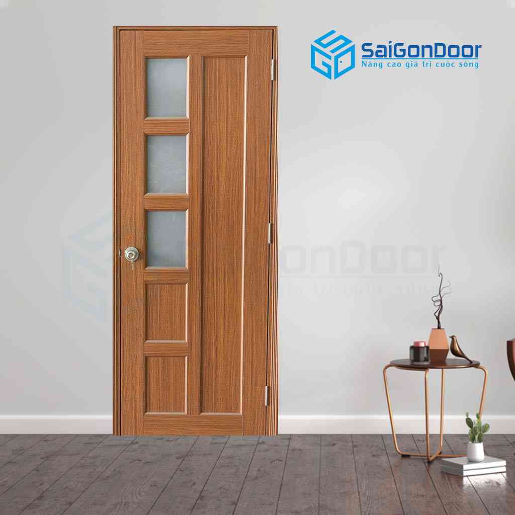 Mẫu cửa nhựa Đài Loan có ô kính YY-30 Mẫu cửa nhựa Đài Loan có ô kính YY-30