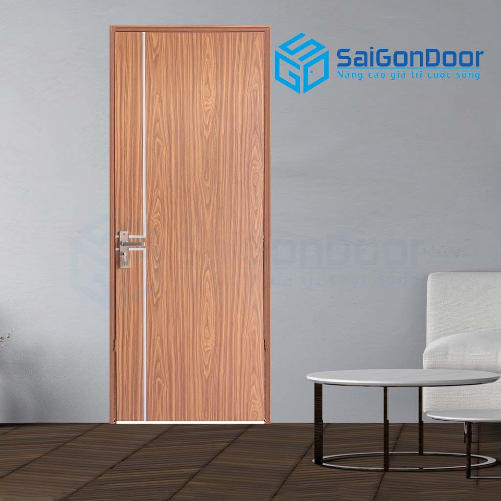 Mẫu cửa phòng ngủ MDF Melamine P1R11 Mẫu cửa phòng ngủ MDF Melamine P1R11