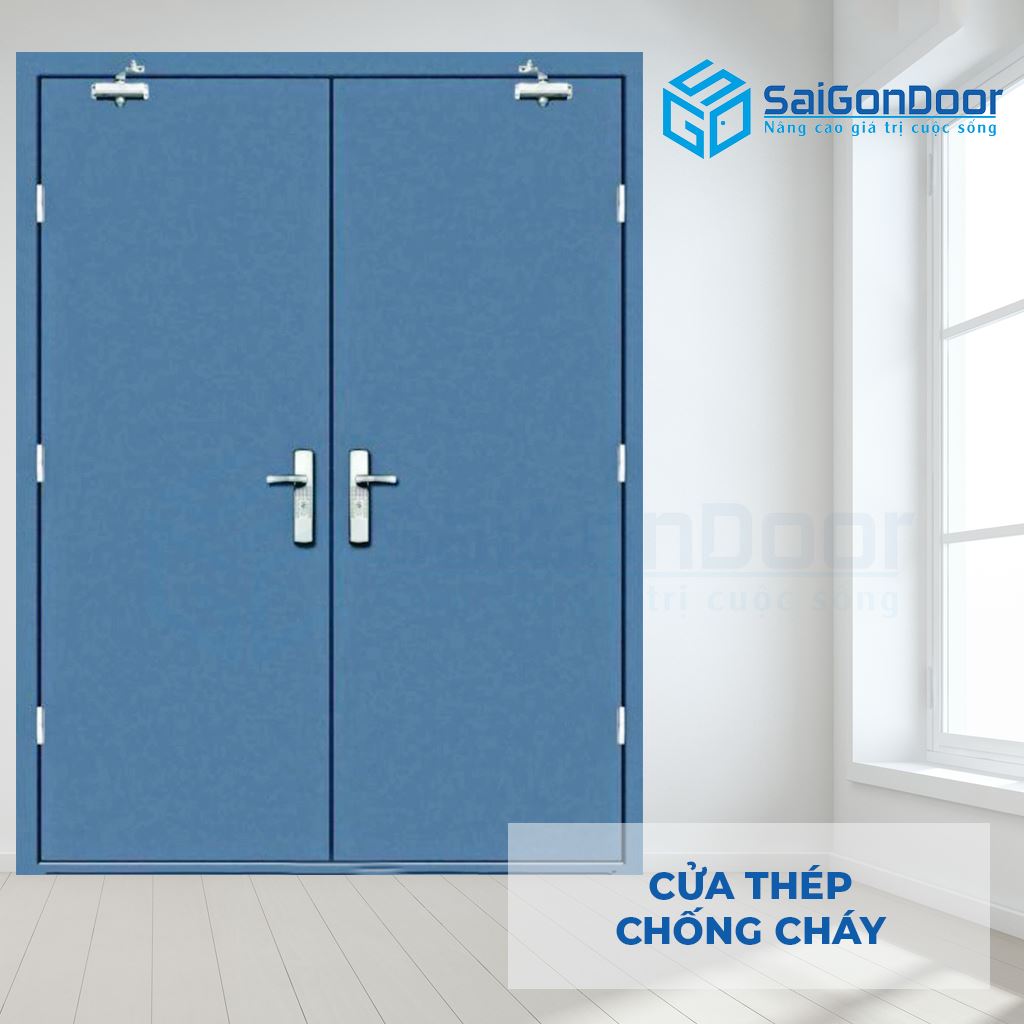 Cửa thép ngăn cháy là gì? 3 Ưu điểm của cửa thép ngăn cháy Cửa thép ngăn cháy là gì? 3 Ưu điểm của cửa thép ngăn cháy