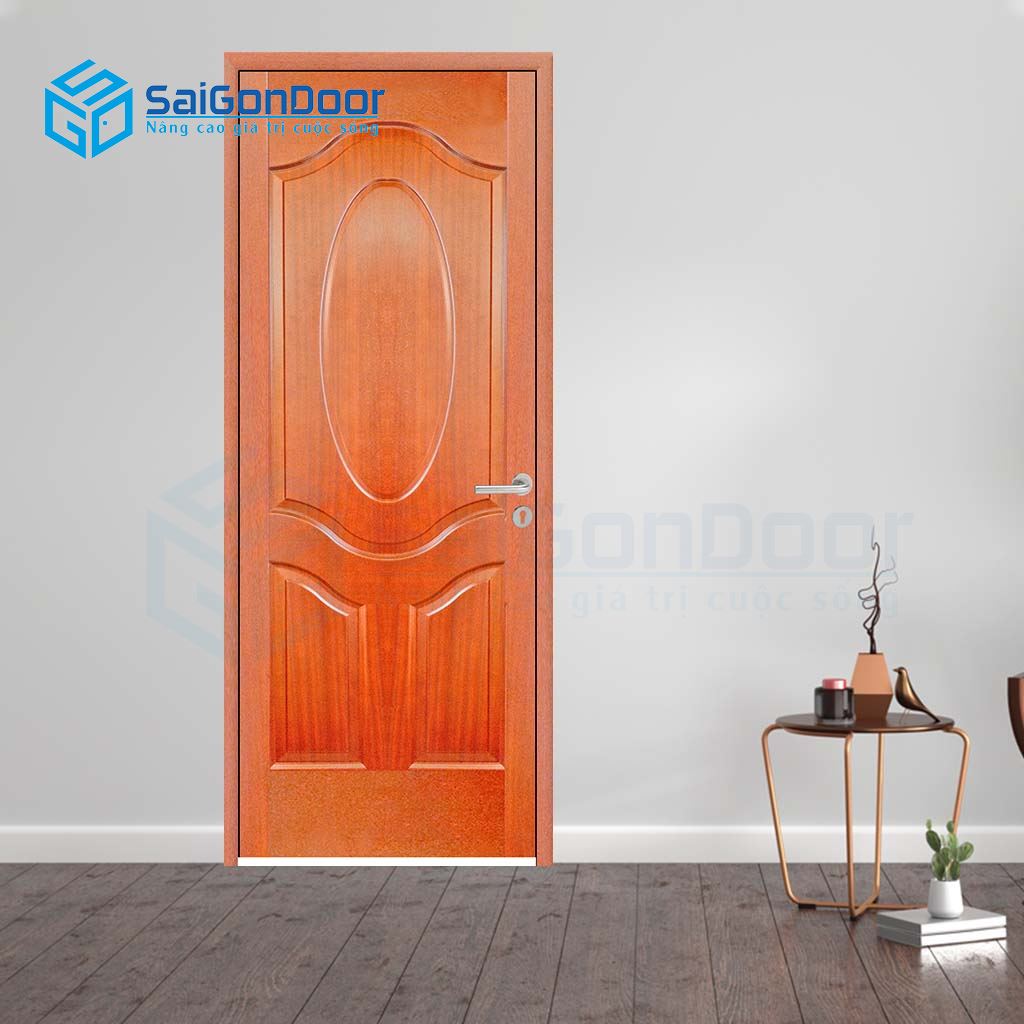 Cửa gỗ HDF Veneer 3A xoan đào ngăn cháy cho phòng ngủ Cửa gỗ HDF Veneer 3A xoan đào ngăn cháy cho phòng ngủ