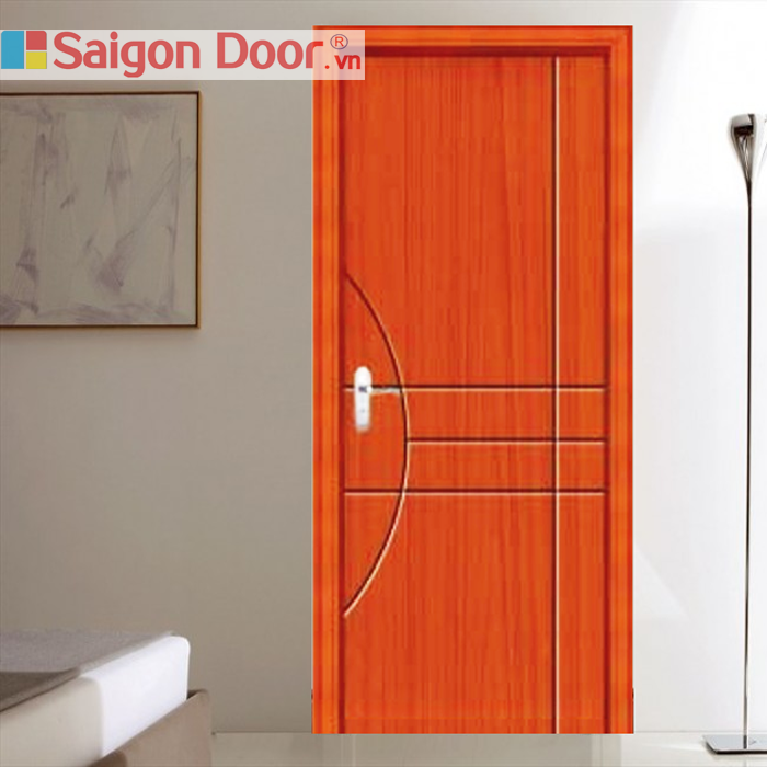 Cửa gỗ phủ nhựa PVC mẫu 1 Cửa gỗ phủ nhựa PVC mẫu 2