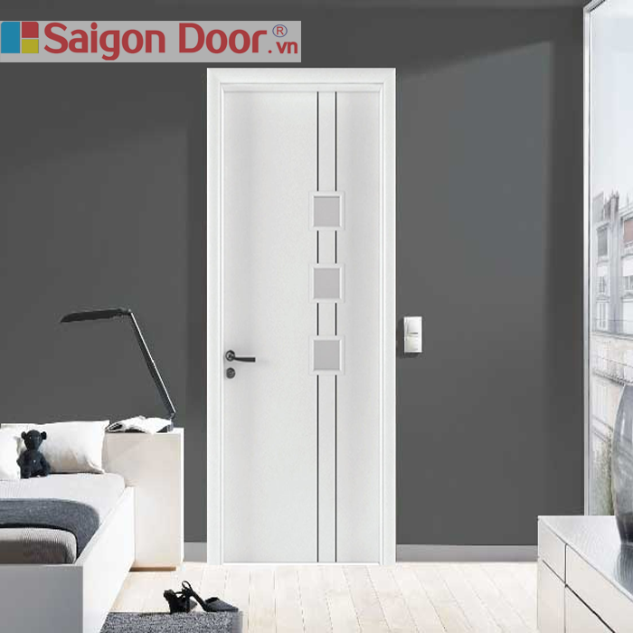 Cửa gỗ phủ nhựa PVC mẫu 1 Cửa gỗ phủ nhựa PVC mẫu 3