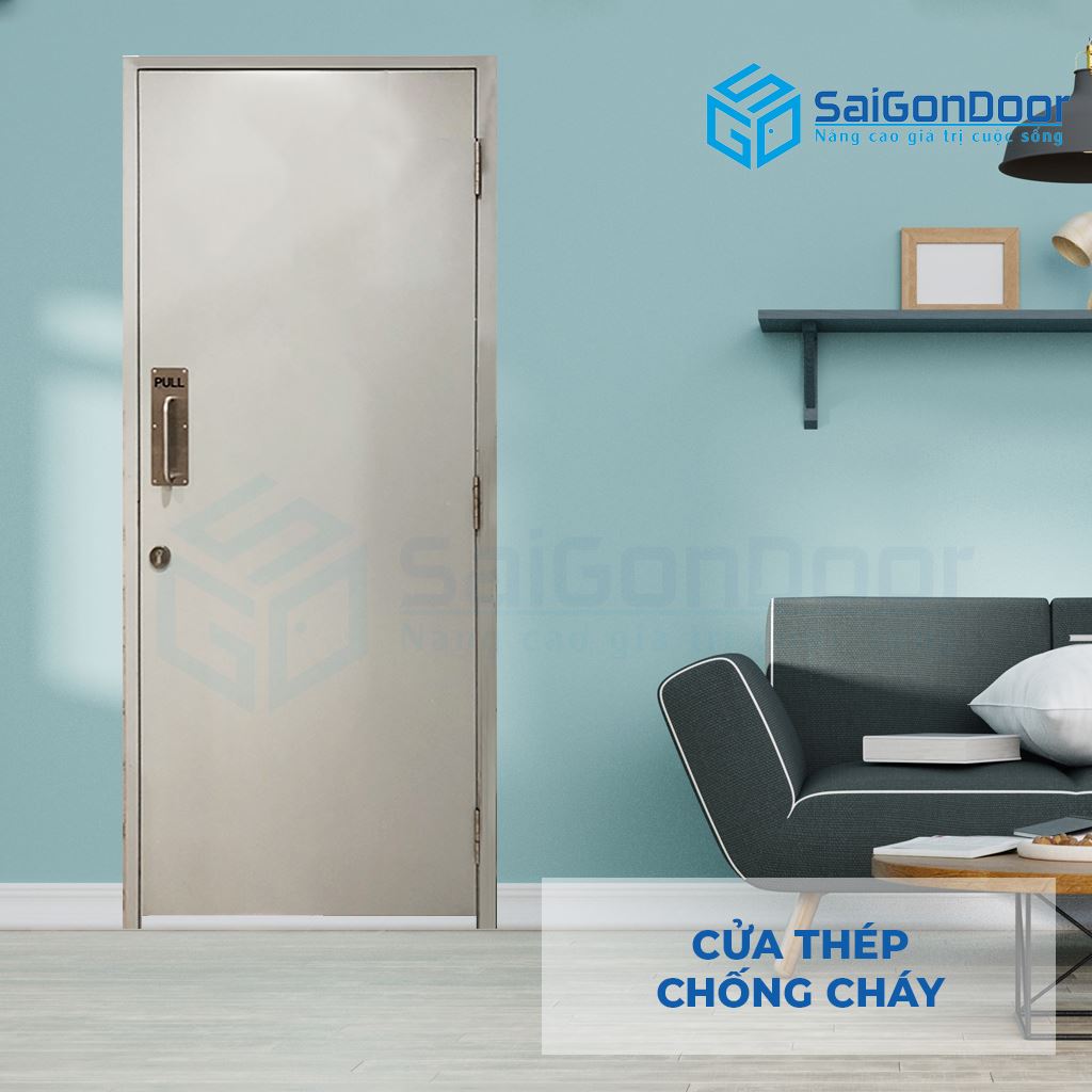 Mẫu Cửa thép chống cháy cho nhà ở Mẫu Cửa thép chống cháy cho nhà ở
