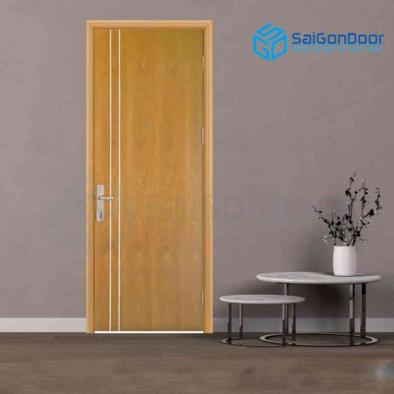 Mẫu cửa gỗ phủ nhựa PVC MDF Veneer P1R2 loại gỗ sồi Mẫu cửa gỗ phủ nhựa PVC MDF Veneer P1R2 loại gỗ sồi