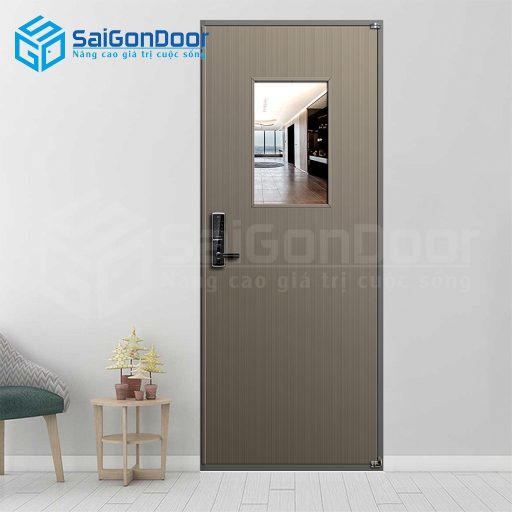Cửa thép Hàn Quốc THQ-GLS 3-4-GH
