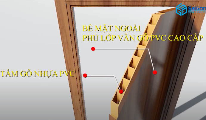 Cửa gỗ composite có khả năng chống ăn mòn rất tốt
