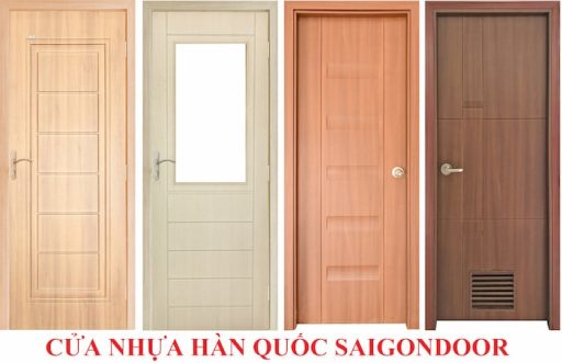 Cửa nhựa Composite Hàn Quốc có nhiều ưu điểm