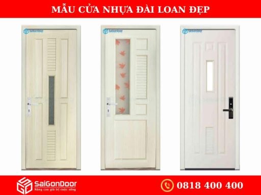 Cửa nhựa Đài Loan có đa dạng mẫu mã đẹp