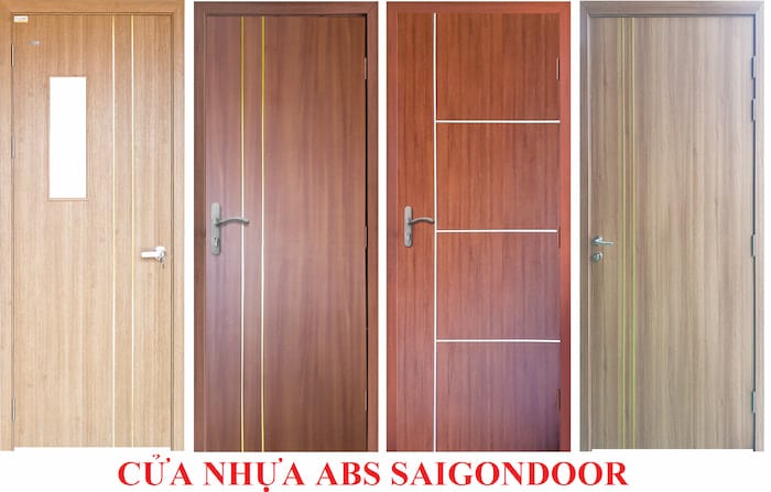 Cửa nhựa giả gỗ phủ da