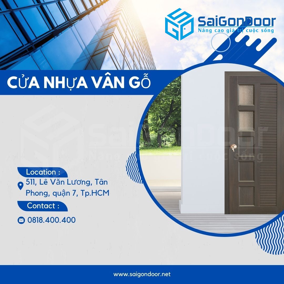 Cửa cần được bảo dưỡng, lau chùi định kỳ