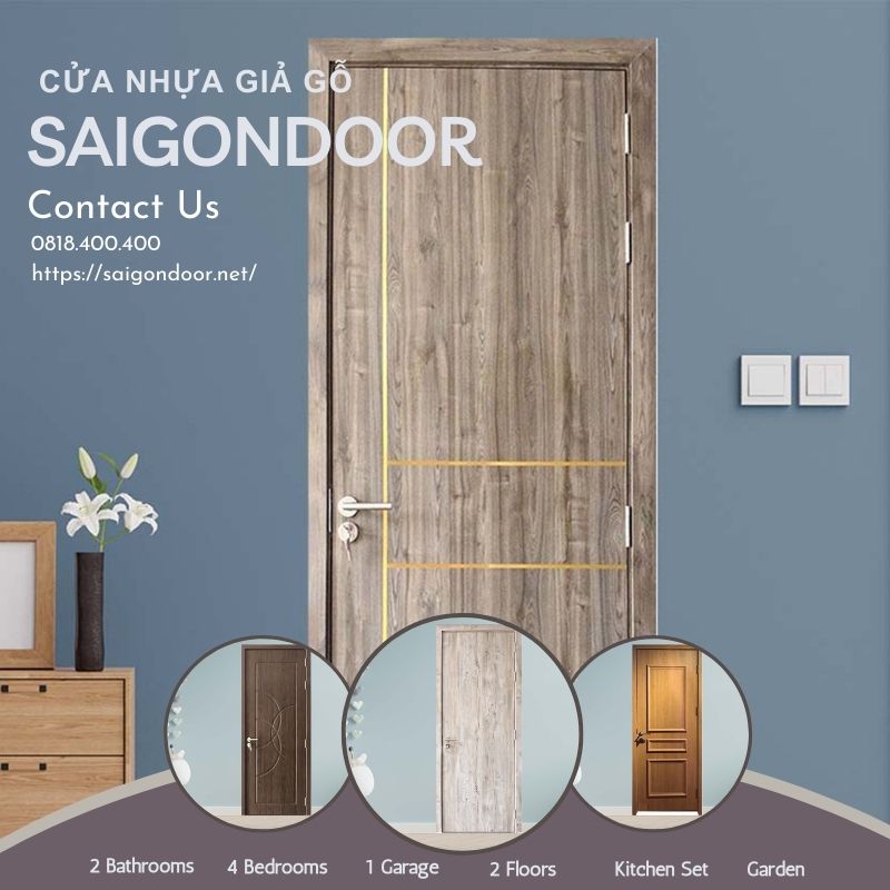 Cửa nhựa giả gỗ hoàn toàn an toàn cho người dùng 
